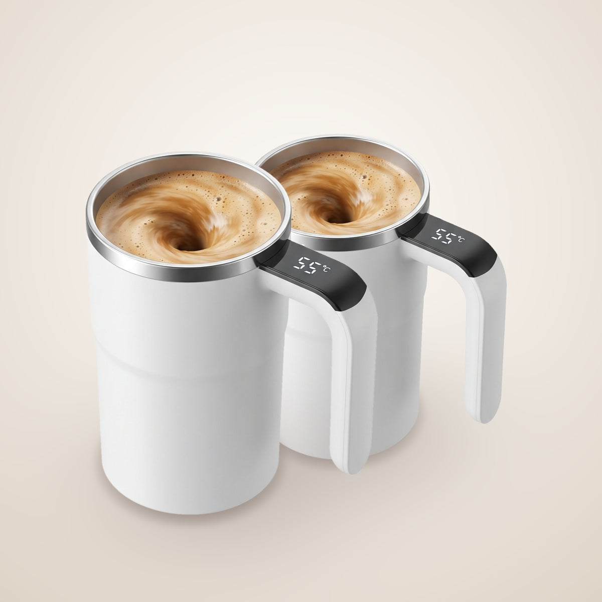 Pack de dos tazas que se remueven solas