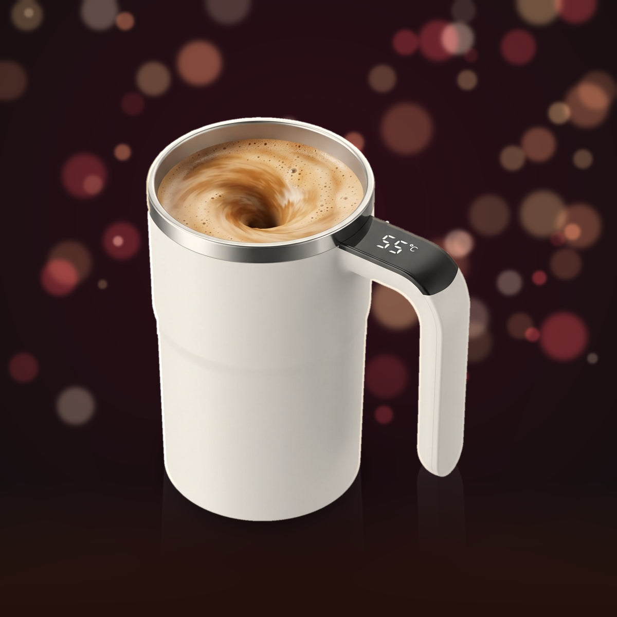 Taza autoagitadora como regalo de Navidad